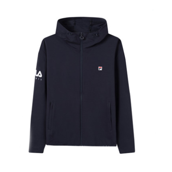 FILA 斐樂官方 男子針織連帽外套