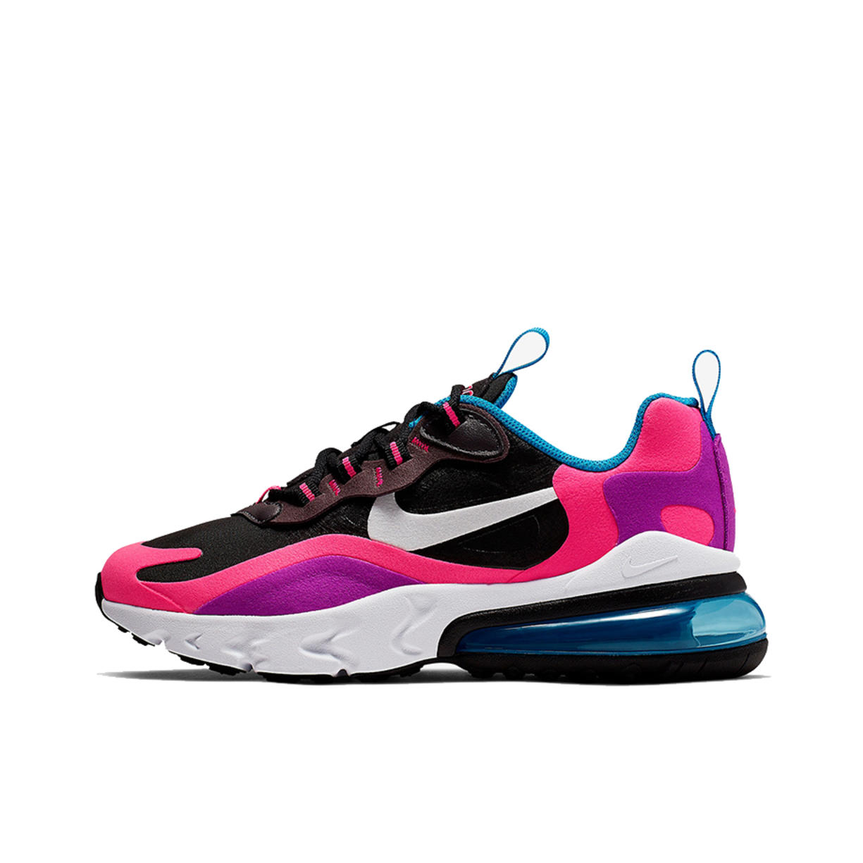 Nike Air Max 270 React 黑/粉紫