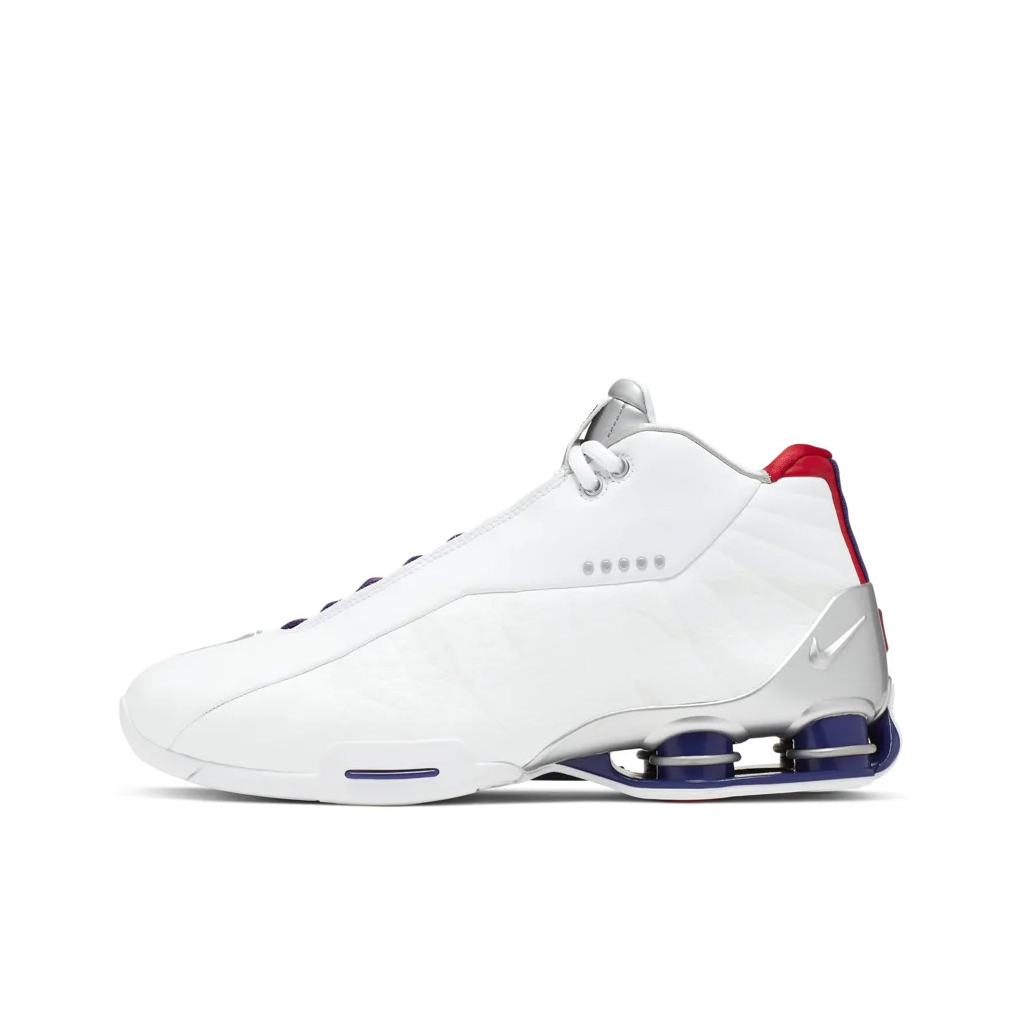 Nike Shox BB4 White/Silver 金属银白