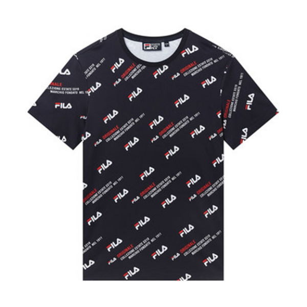 FILA 斐樂官方 男子短袖T