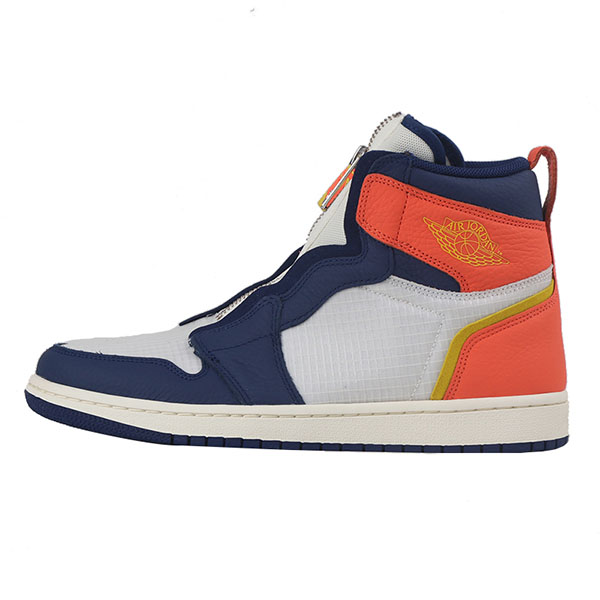 Air Jordan 1 Blue Void Citron 蓝橙拉链