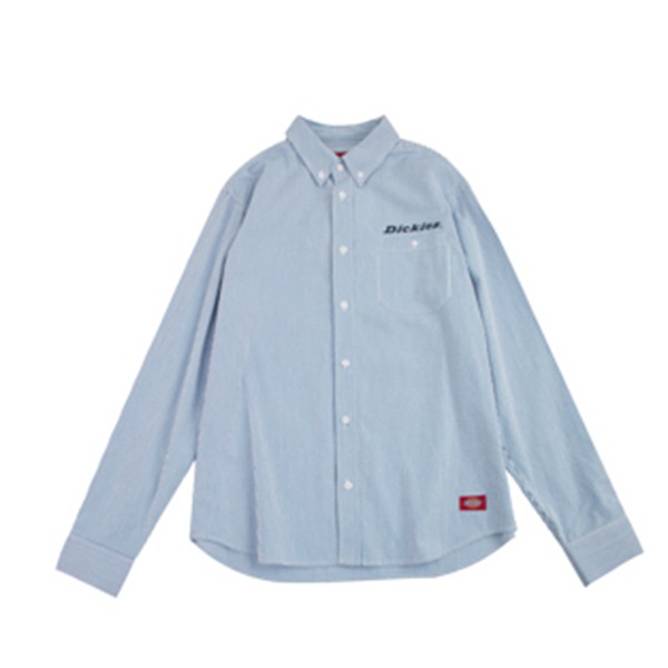 Dickies 字母印花條紋襯衫 DK007100