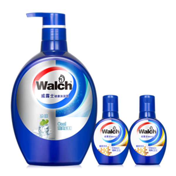 威露士 男士酷爽沐浴露 650ml+80ml*2瓶