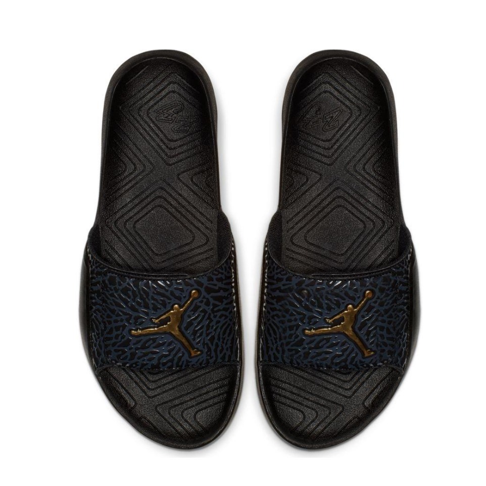 Air Jordan Hydro 7 Black/Gold V2/黑金
