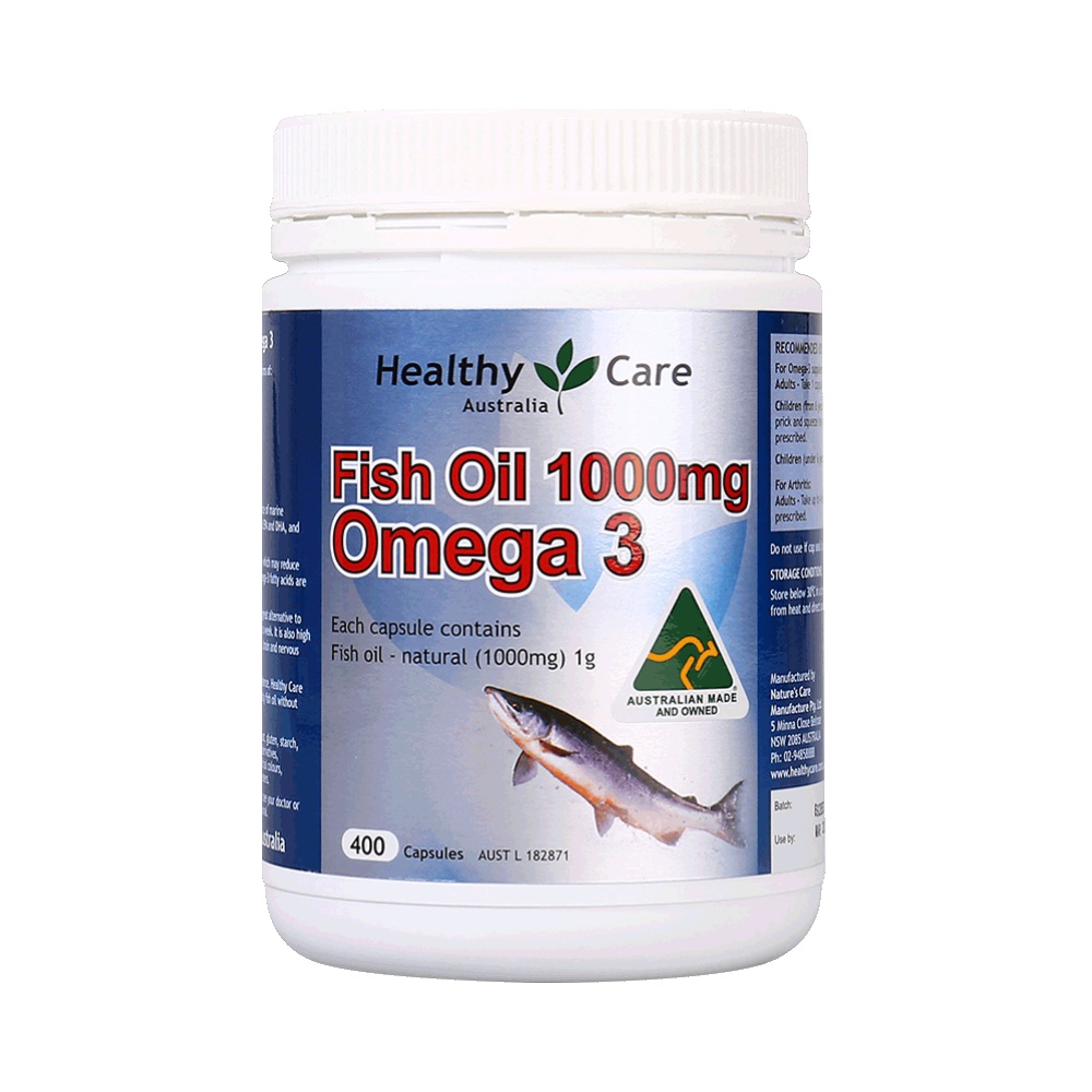 Healthy Care 深海鱼油软胶囊 400粒*2瓶