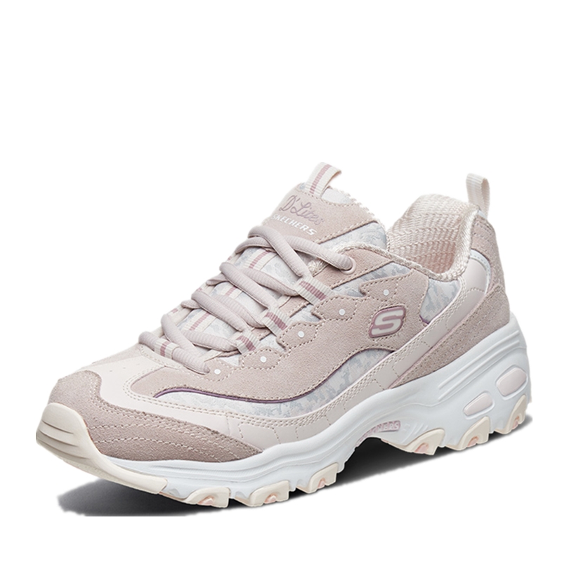 Skechers D'Lites 浅粉/白色