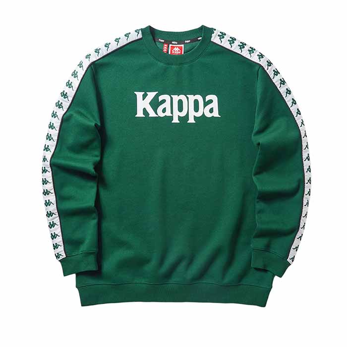 Kappa卡帕 BANDA情侶男女串標(biāo)衛(wèi)衣