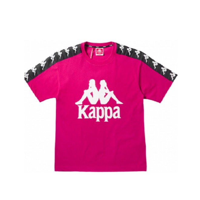 Kappa卡帕BANDA串標情侶男女夏季運動短袖