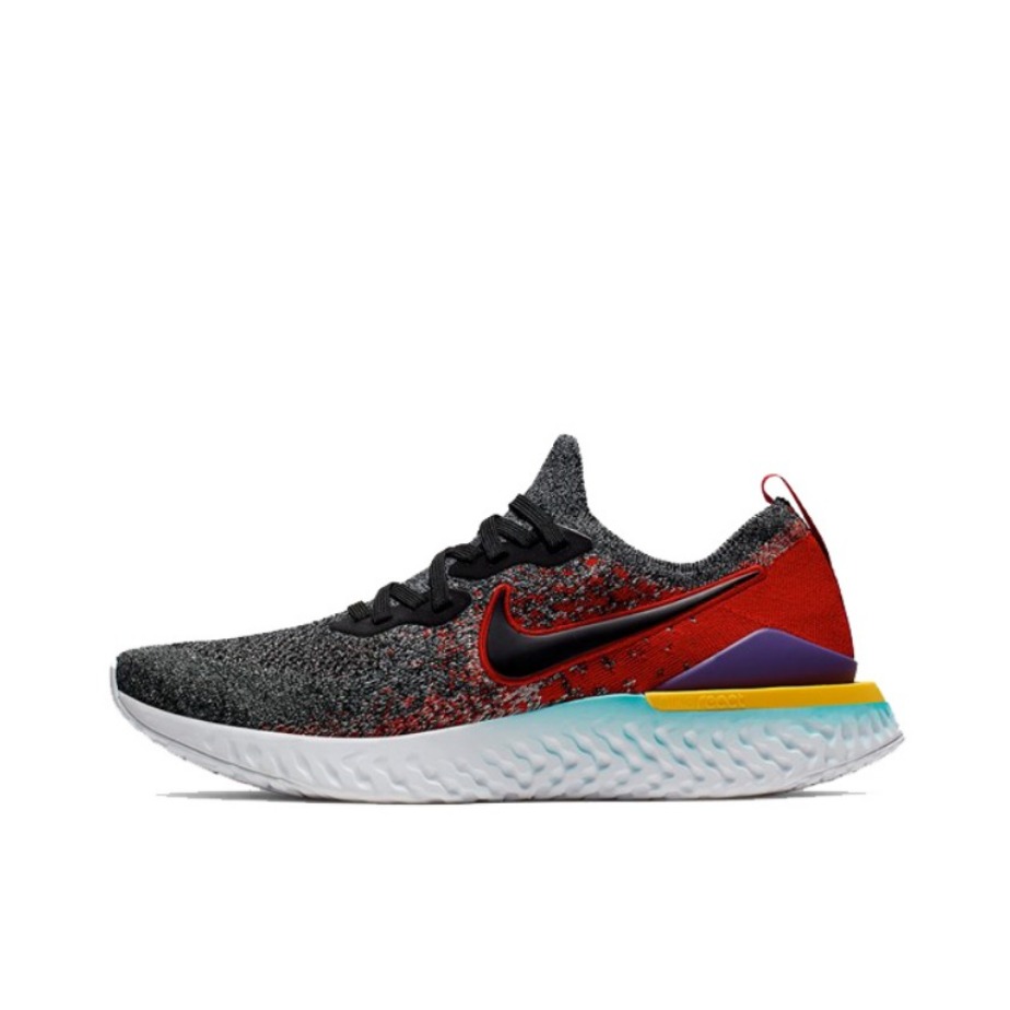 Nike Epic React Flyknit 2 黑紅藍(lán)