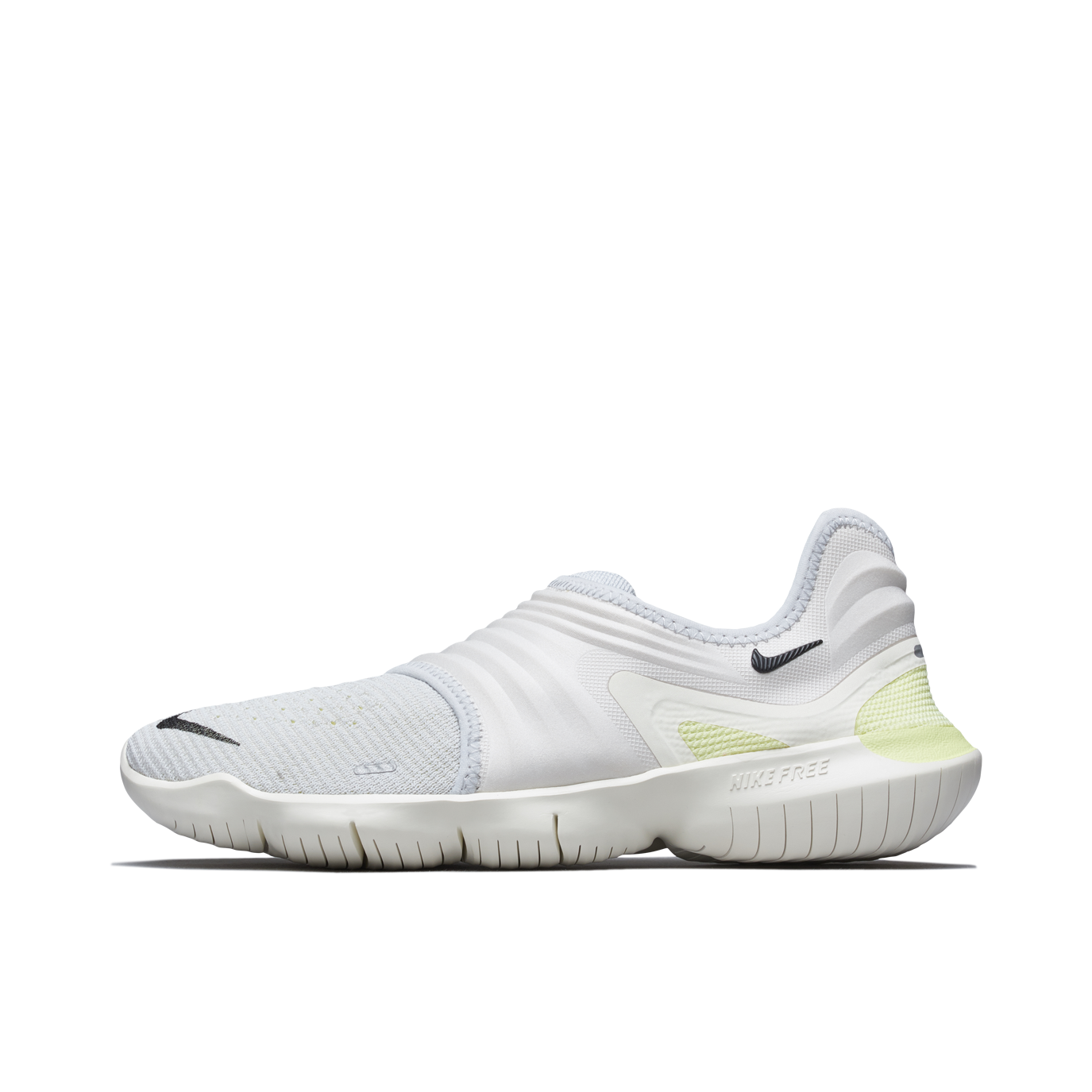 Nike Free RN Flyknit 3.0 白灰黃