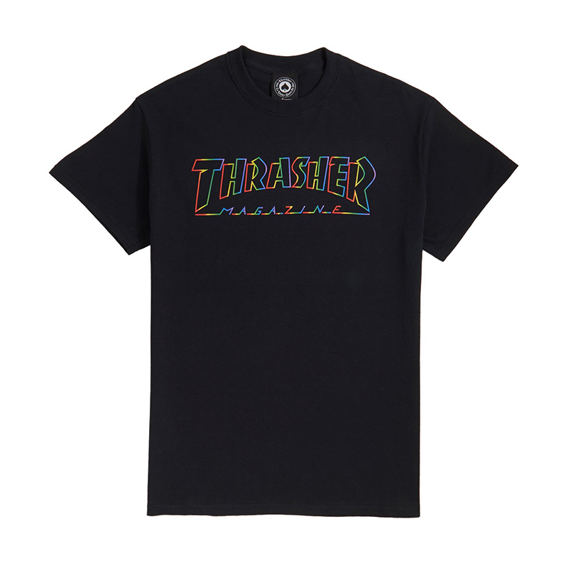 Thrasher 经典火焰短袖T恤