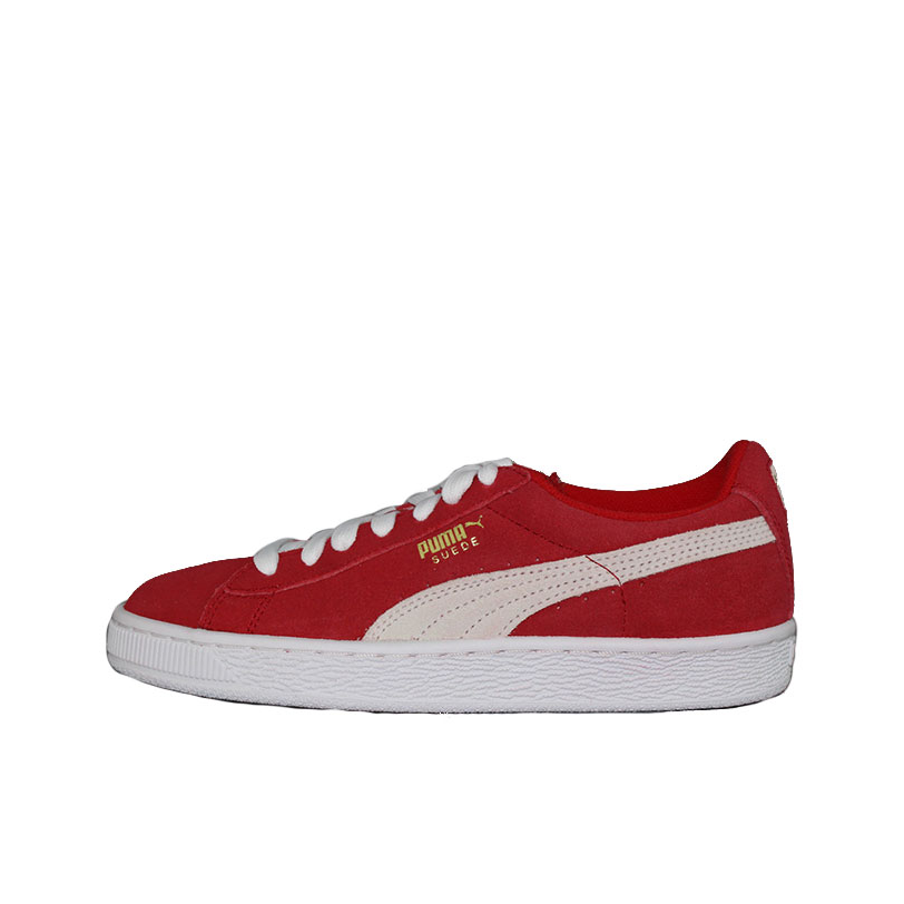 Puma Suede Classic 红白金字