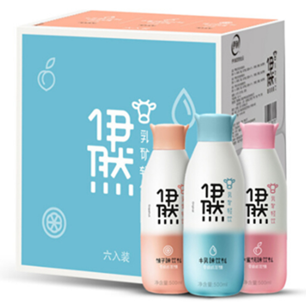 伊利 伊然乳矿轻饮混合口味装500ml*6瓶