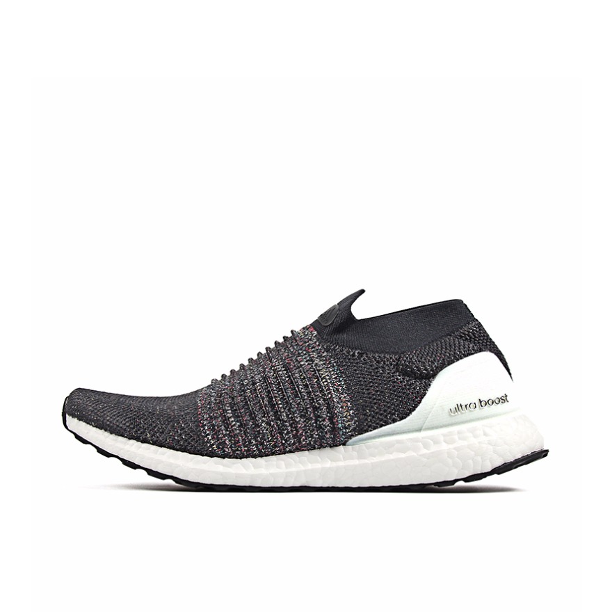 adidas Ultra Boost Laceless 黑青色