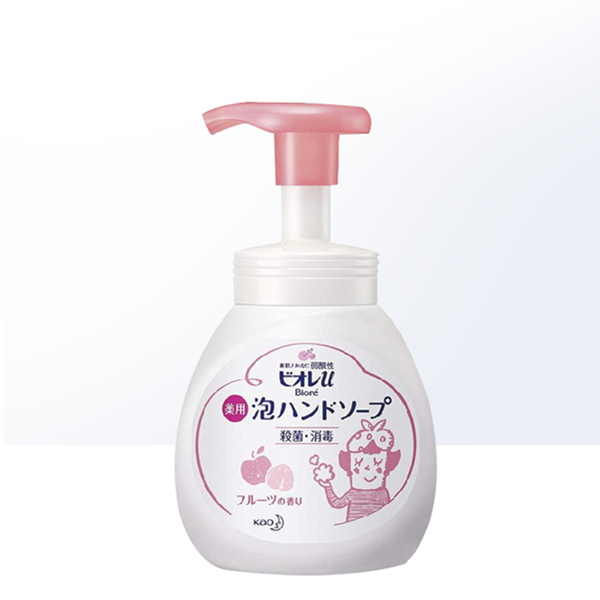 KAO花王進(jìn)口泡沫型洗手液水果香250ml*5