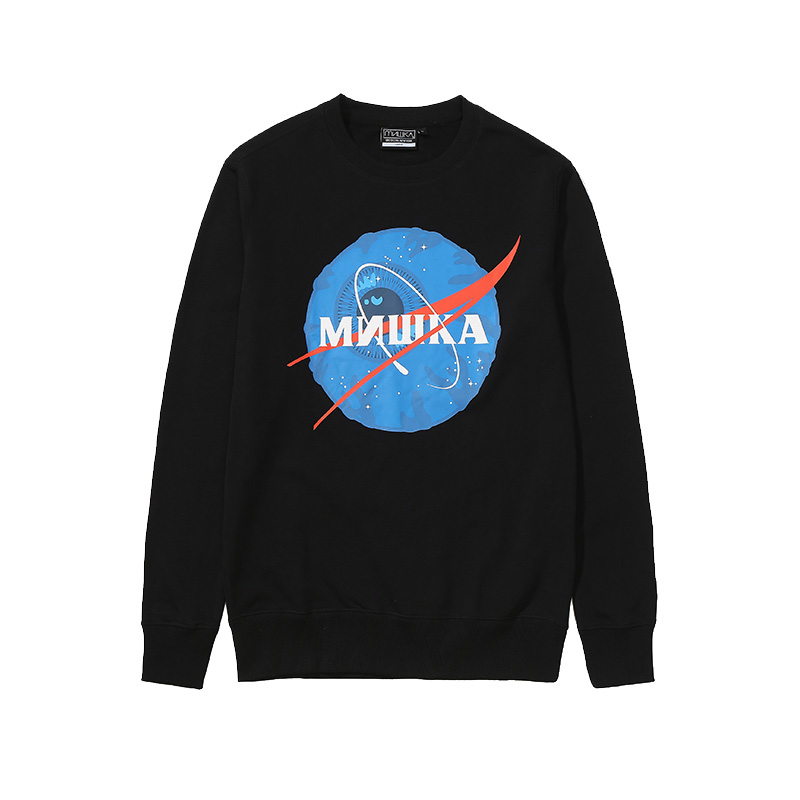 Mishka 2019AW 圓領加絨休閑衛(wèi)衣