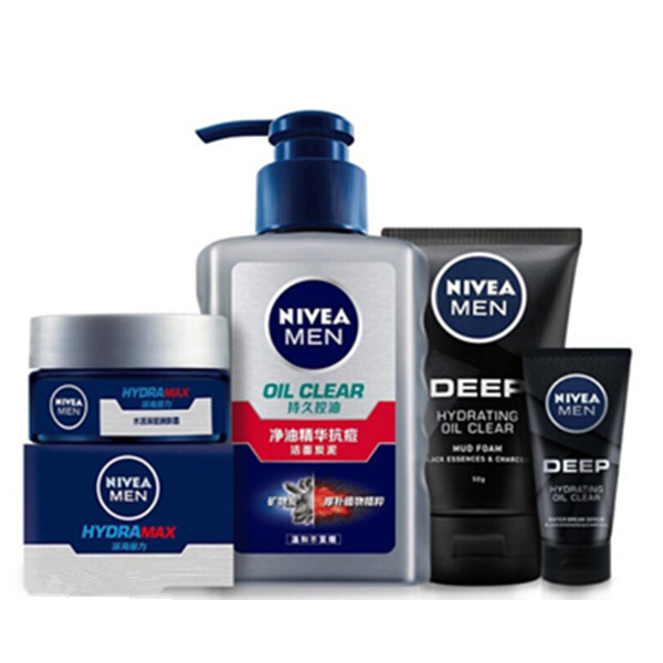 妮维雅(NIVEA)男士控油抗痘护肤套装