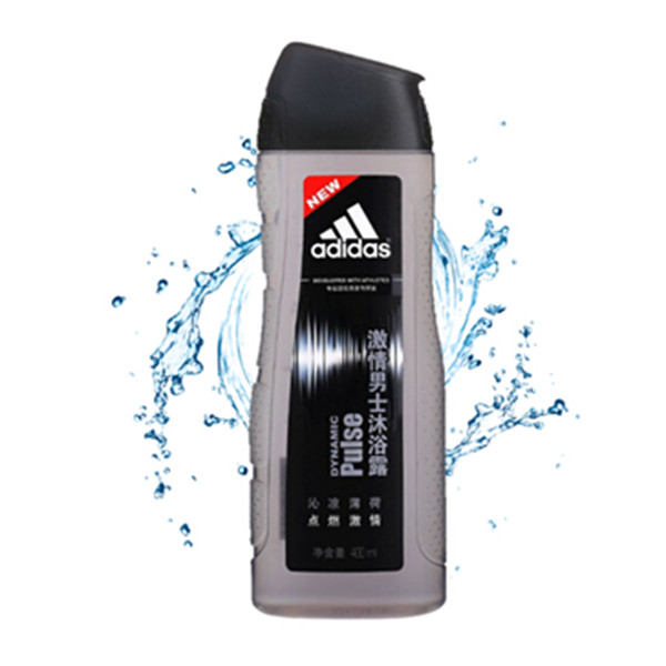 阿迪达斯(Adidas)男士激情沐浴露400ml*2