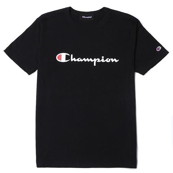 Champion 美版草写logo短袖T恤