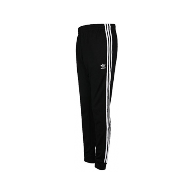 adidas 运动休闲收口小脚针织长裤子