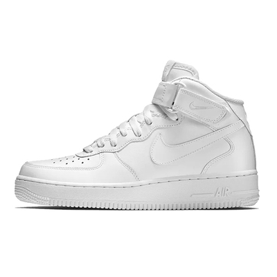 Nike Air Force 1 Mid White  純白Mid