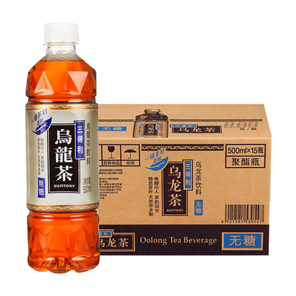 Suntory 三得利 無糖烏龍茶 500ml*4瓶