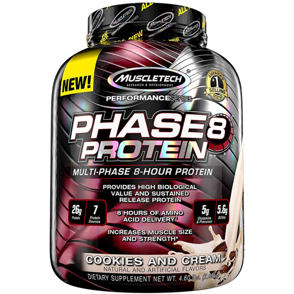 Muscletech Phase8蛋白粉4.6磅