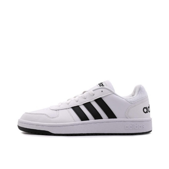 adidas Hoops 2.0  White/Core Black 白黑