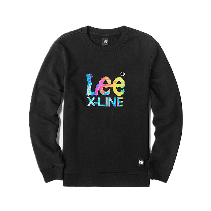 Lee 2019AW圓領(lǐng)胸前Logo長袖衛(wèi)衣