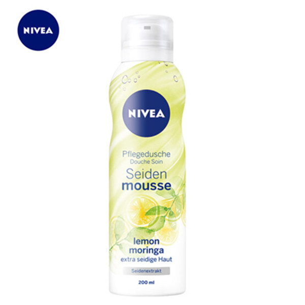 妮维雅（NIVEA）丝柔香润沐浴慕斯200ml*2