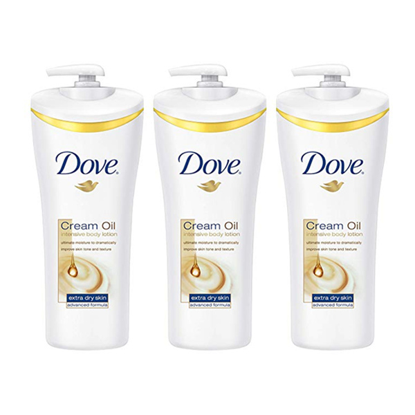 Dove 多芬 倍润滋养身体润肤乳 400ml*3瓶