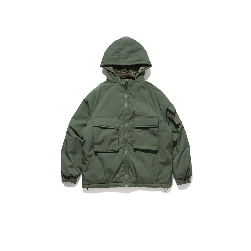 NOT TO EXCEED 拼接口袋棉服