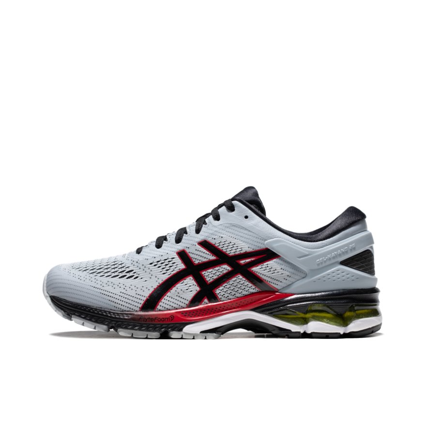 Asics Gel-Kayano 26 灰红/黑白