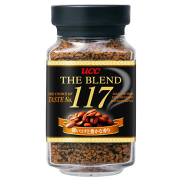 UCC悠诗诗 117黑咖啡 速溶咖啡 90g/瓶