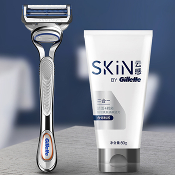 Gillette 吉列 SKIN 云感 手动剃须刀套装