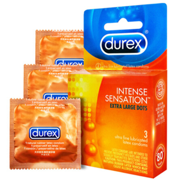 Durex杜蕾斯大颗粒避孕套3片装