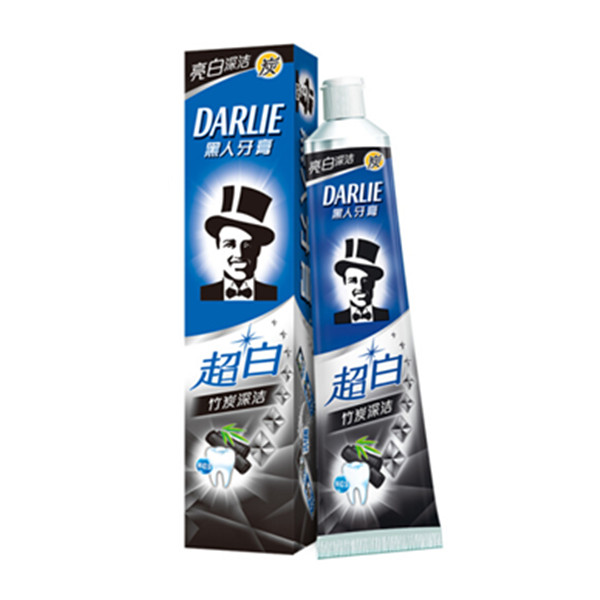 黑人（DARLIE）超白竹炭深洁美白牙膏190g