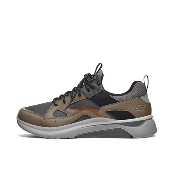 Skechers Delamo 66163 灰/棕色