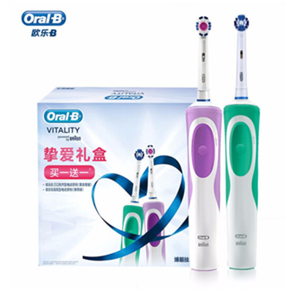 欧乐B（Oral-B）电动牙刷D12两只装