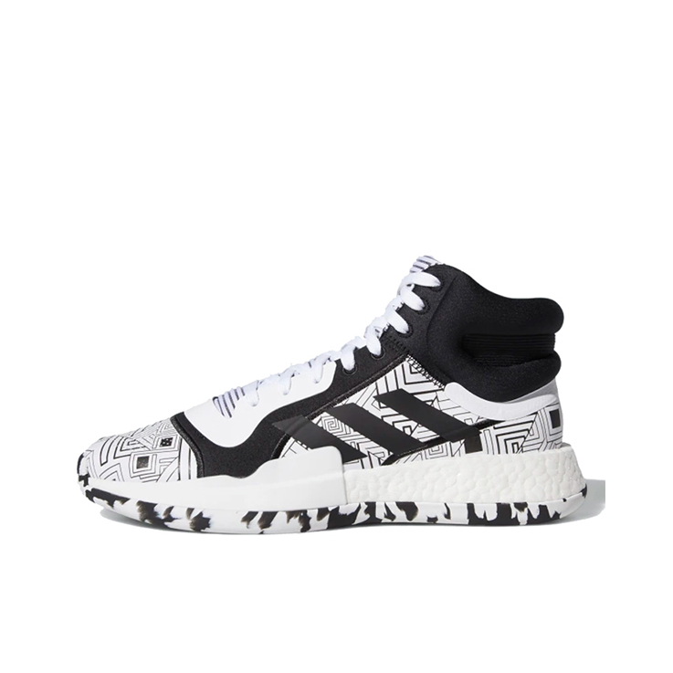 adidas Marquee Boost 黑白条纹