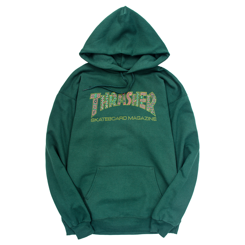 Thrasher 经典火焰帽衫卫衣