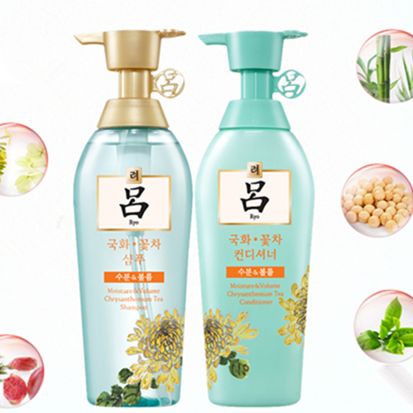 双十一预售：RYO花吕洗发水护发素套装400ml*2