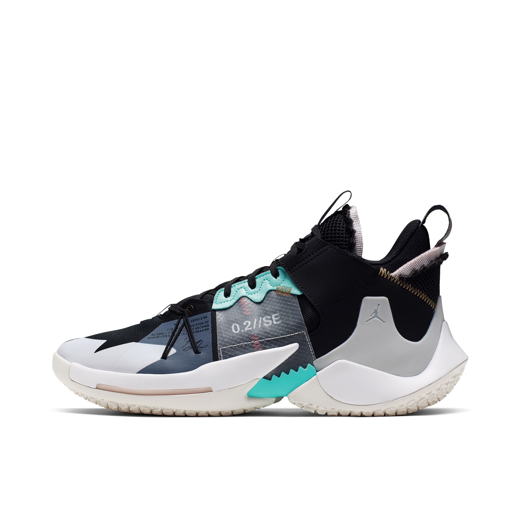 Jordan Why Not Zer0.2 黑白蓝