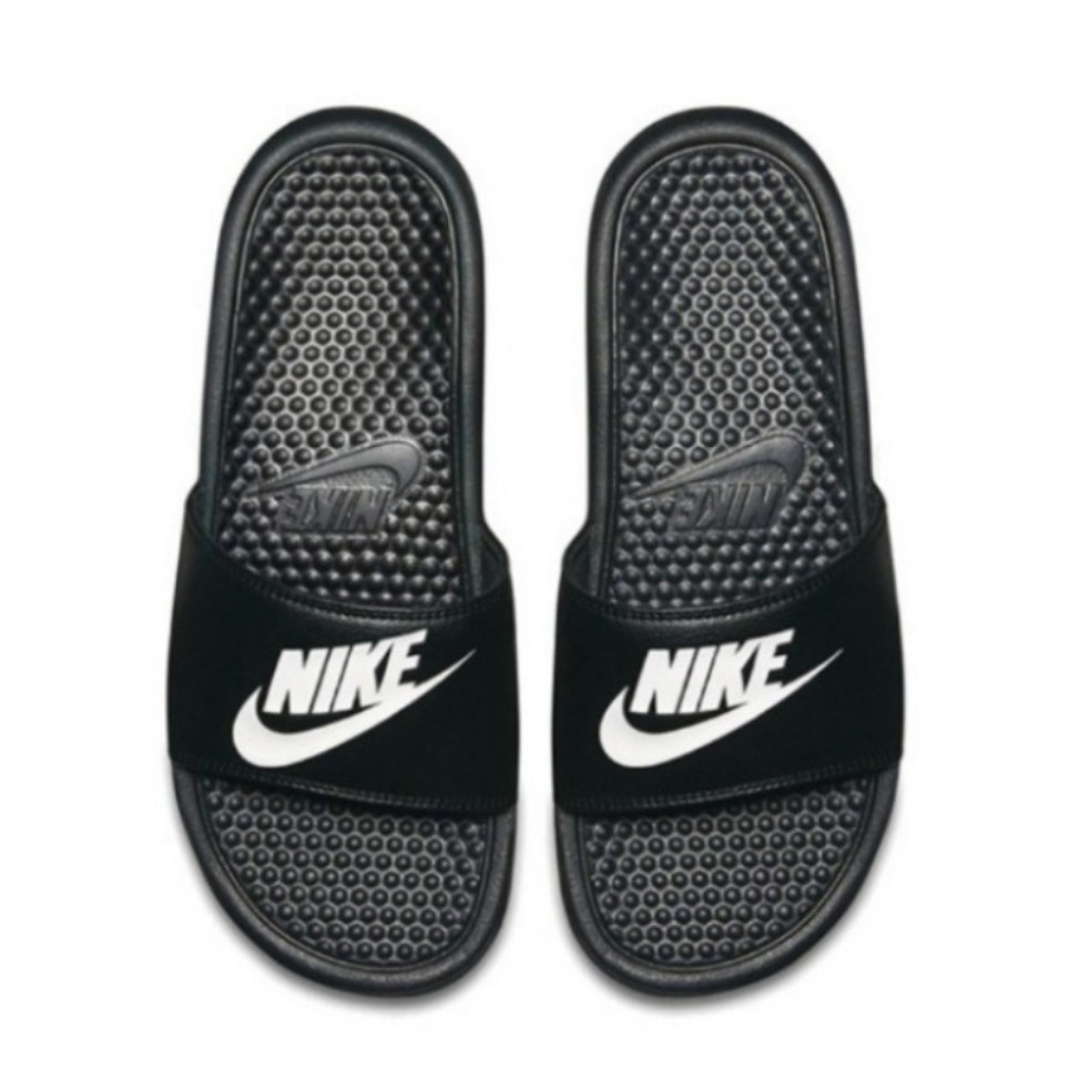 Nike Benassi Jdi 黑/白字母勾