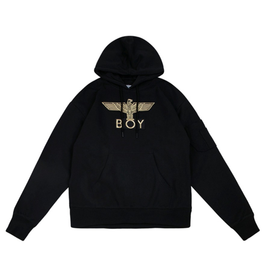 Boy London 烫金老鹰翅膀连帽卫衣