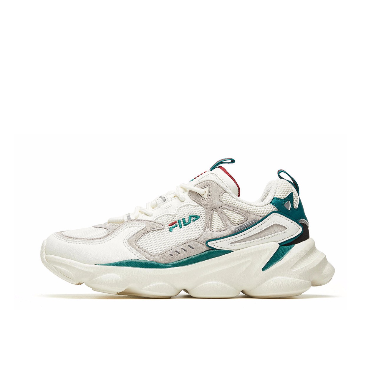 FILA 复古潮流老爹鞋 F12M931129F  白绿