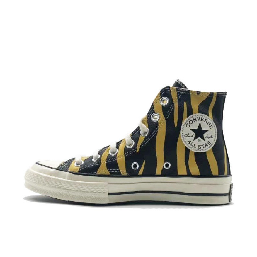 Converse 1970s 黄黑斑马纹Hi