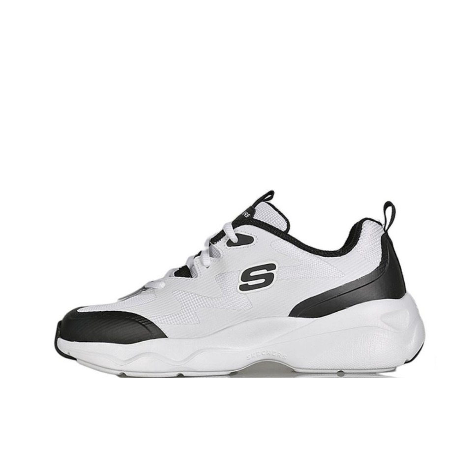 Skechers D'Lites AIRY White/Black 白/黑鞋头