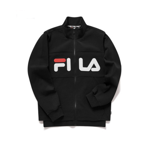 FILA FUSION 斐乐 男子 2019秋季新款潮牌LOGO针织长袖外套