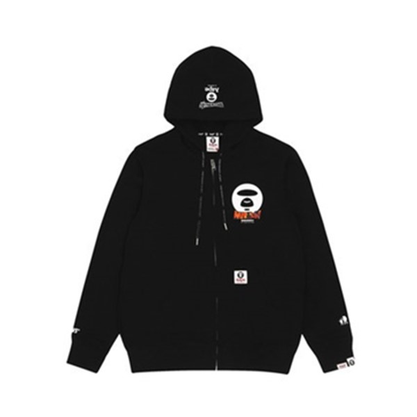 Aape X DRAGON BALL SUPER猿颜撞色悟空印花连帽加绒卫衣